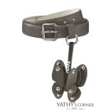 Riani bőr öv pillangós medállal 639430-9551 629 