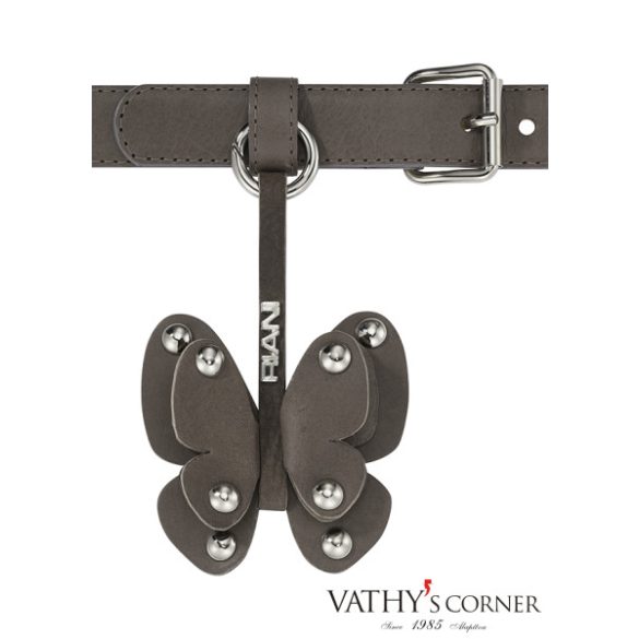 Riani bőr öv pillangós medállal 639430-9551 629 