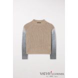 Luisa Cerano gyapjú-alpaka keverékű pulóver 108568/5905 7341 