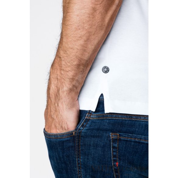 vanLaack kerek nyakú fehér póló svájci pamutból 180031 000