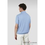 Paul&Shark pamut póló kockás vászon részletekkel 25411652 383 