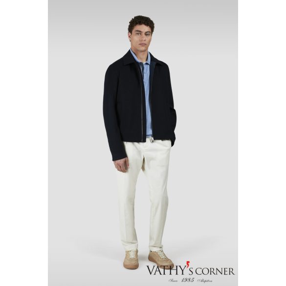 Paul&Shark pamut póló kockás vászon részletekkel 25411652 383 