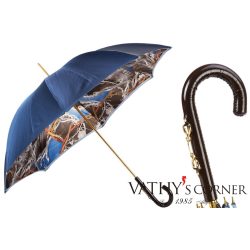 Pasotti Női duplafalú esernyő kantár nyomattal 58152/1 