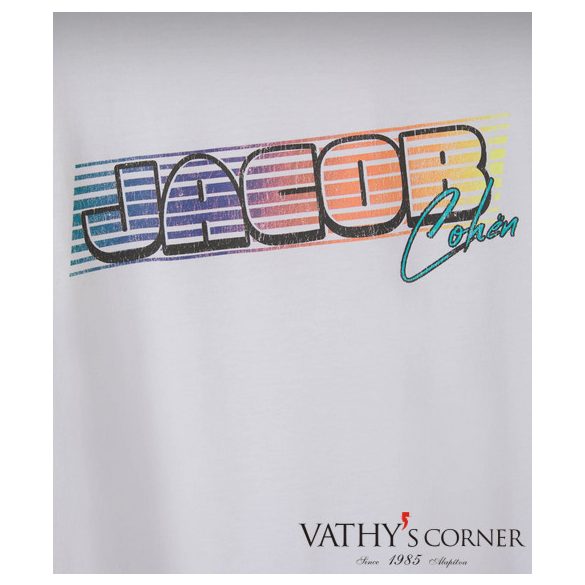 Jacob Cohen férfi póló nyomtatott Logóval JX1230066 A00