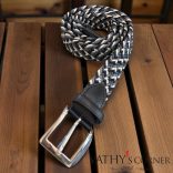 Athison többszínű rugalmas öv 15AP1 500 sötétkék-jeans-fehér