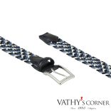 Athison többszínű rugalmas öv 15AP1 500 sötétkék-jeans-fehér