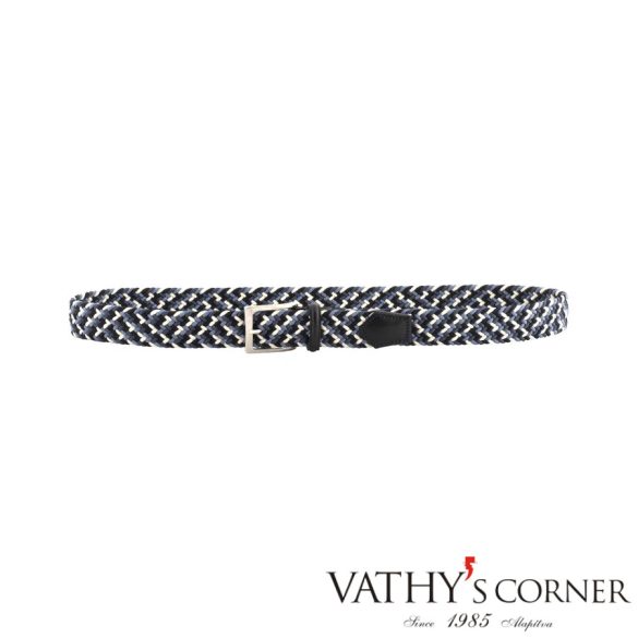 Athison többszínű rugalmas öv 15AP1 500 sötétkék-jeans-fehér