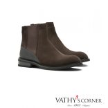 a.testoni velúr bokacsizma MS47664 LGH93027 