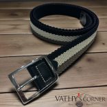 Athison Athison kétoldalas rugalmas öv 12AR501 sötétékék-fehér-keki