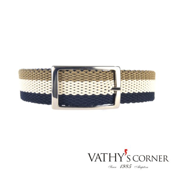 Athison Athison kétoldalas rugalmas öv 12AR501 sötétékék-fehér-keki