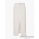 FTC kasmír keverékű szoknya elöl hasítékkal 00983-0570 0100 