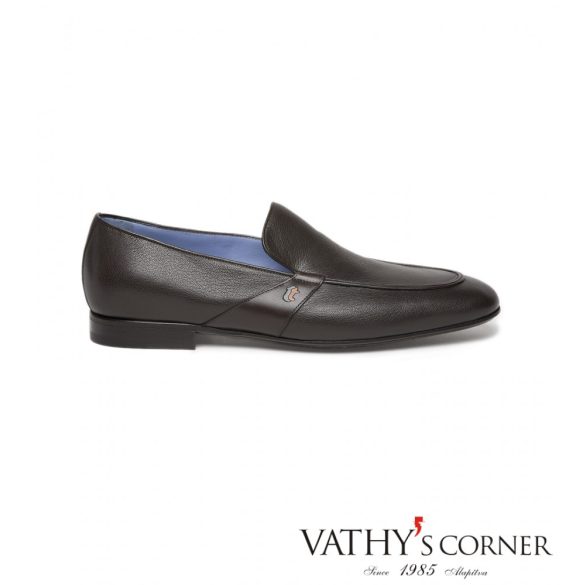 a.testoni slip-on szemcsés borjúbőr M47428POH 