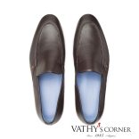 a.testoni slip-on szemcsés borjúbőr M47428POH 