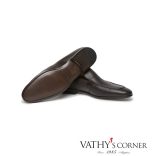 a.testoni slip-on szemcsés borjúbőr M47428POH 