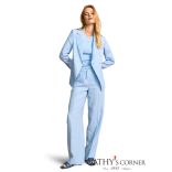 Riani lenvászon nadrág széles szárral 543730-2272 401