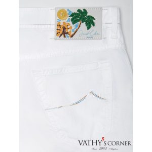 Jacob Cohen Scott Cropped Carrot-Fit nadrág 46 S 3766 A00 
