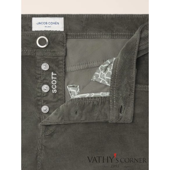 Jacob Cohen Scott sztreccs kord nadrág S3653 C35 