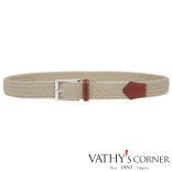 Athison egyszínű elasztikus öv 15AP1500  bézs