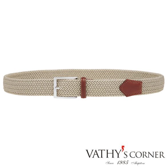 Athison egyszínű elasztikus öv 15AP1500  bézs