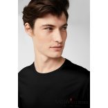 vanLaack kerek nyakú fekete póló svájci pamutból 180031 099