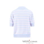 Riani finomkötésű póló gallérral 637010-7845 465 