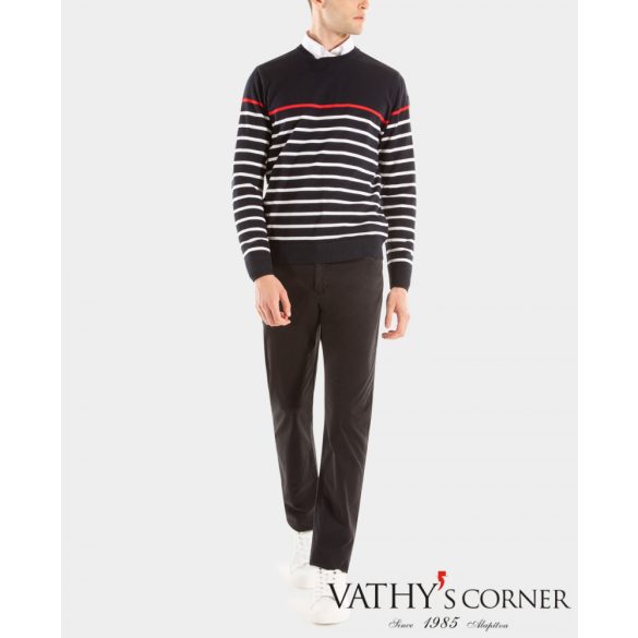 Paul&Shark merinó gyapjú csíkos pulóver COP1046 300  