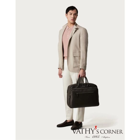 Canali Exkluzív selyem-len keverékű nadrág AX03156 001 