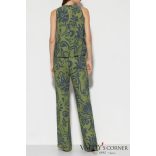 Luisa Cerano széles szárú nadrág virágmintával 608684/3665 