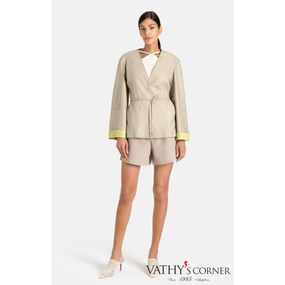 Werner Christ Marina Női öves könnyű bőrkabát 41 2937 040