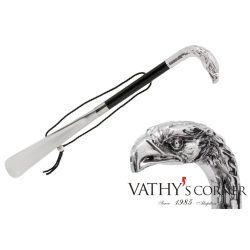 Pasotti ezüst sas cipőkanál 