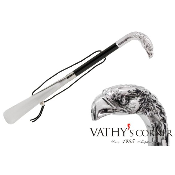 Pasotti ezüst sas cipőkanál 
