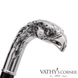 Pasotti ezüst sas cipőkanál 