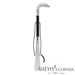 Pasotti ezüst sas cipőkanál 