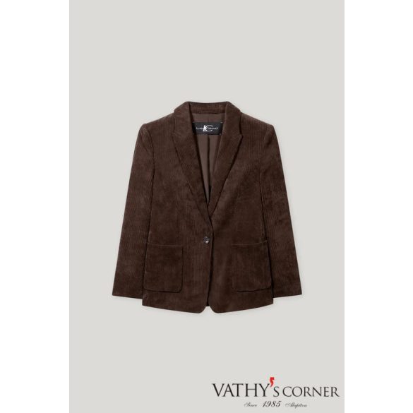 Luisa Cerano kordbársony blézer 428017/3556 780 