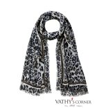 Riani kendő leopárd mintával 579170 954