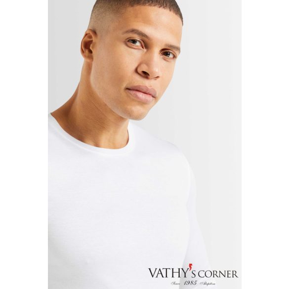 vanLaack hosszú ujjú fehér svájci pamut póló 180031/000 PARO