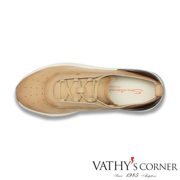 Santoni perforált nubuk sportcipő OPQE10 