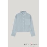 Luisa Cerano csíkos ingblúz 228603/3776 2161 