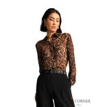 Riani blúz ocelot nyomattal 475130-4302 884 