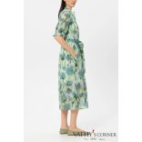 Luisa Cerano virágmintás hosszú ruha 738661/3833 3243 