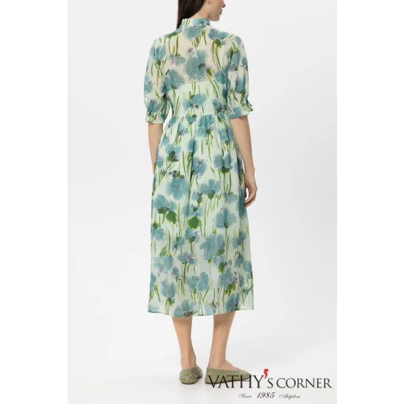 Luisa Cerano virágmintás hosszú ruha 738661/3833 3243 