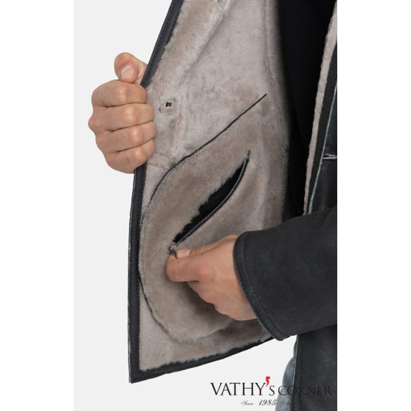 Werner Christ férfi báránybőr kabát LEANDER 1497 666  