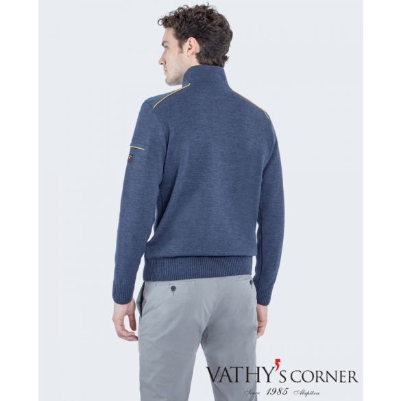 Paul&Shark félcipzáros gyapjú pulóver 12311126 282 