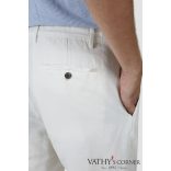 Paul&Shark vászon-pamut bermuda bőségránccal 25414034 030 