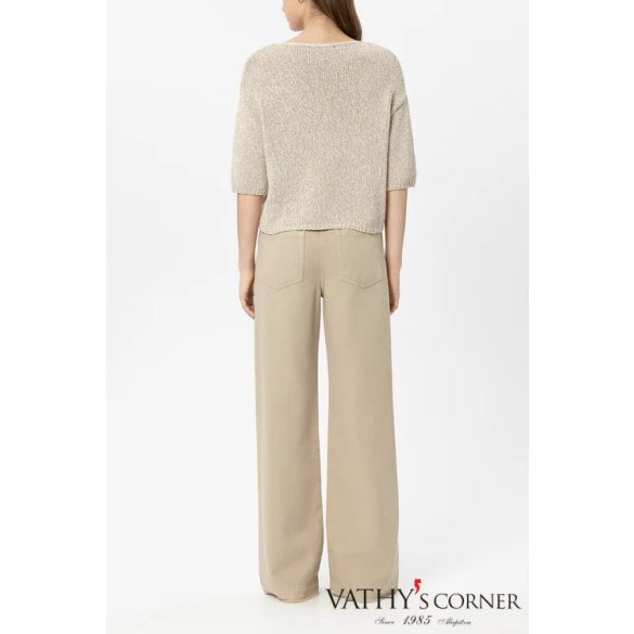 Luisa Cerano széles szárú farmer övvel 638657 3829 