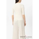 Luisa Cerano póló horgolt részletekkel 138783/5940 112