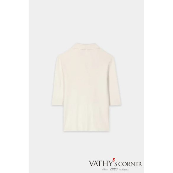 Luisa Cerano póló horgolt részletekkel 138783/5940 112