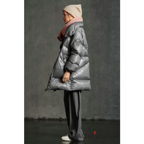 Luisa Cerano steppelt hosszú kabát 448992/4086 159  