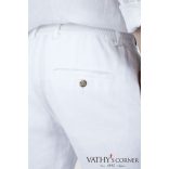 Paul&Shark vászon chino nadrág húzózsinórral 25414041 010  