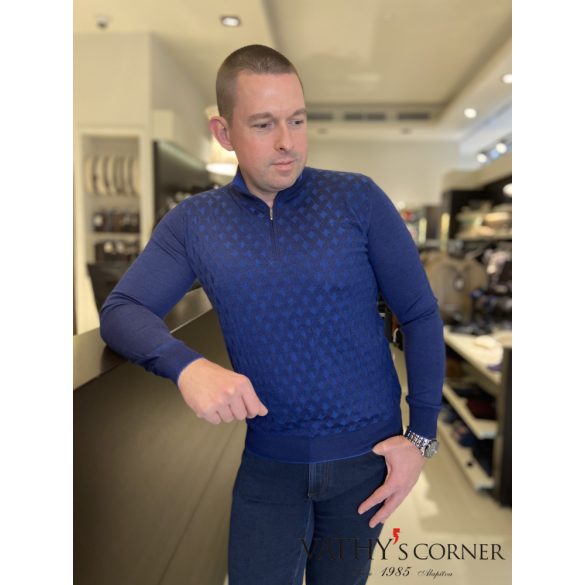 Bertolo magasnyakú cippes pulóver kétféle színben 902052/001839 001